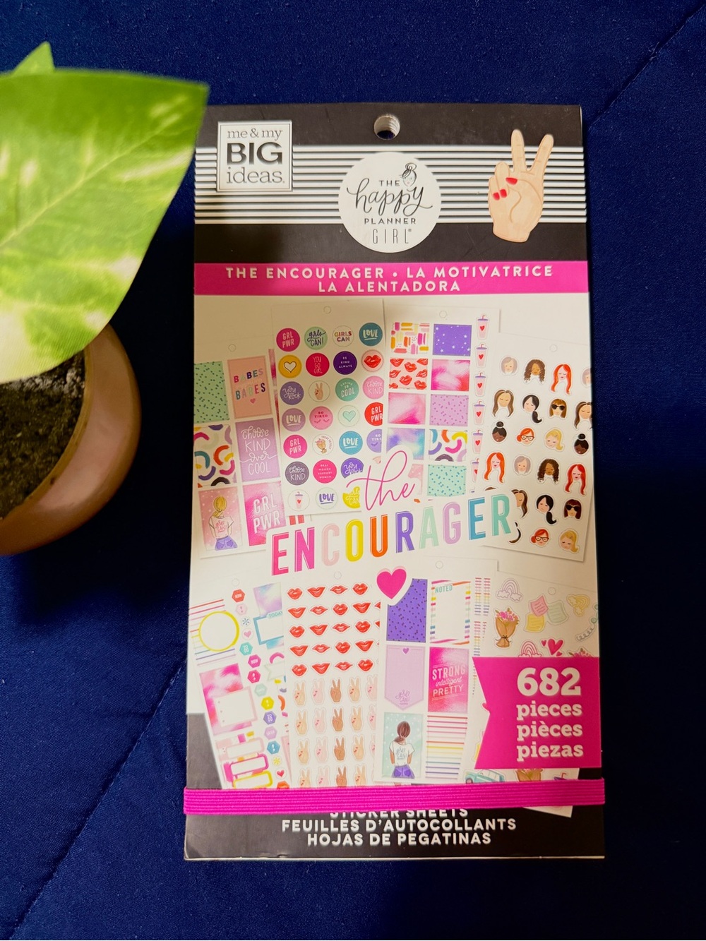 The Happy Planner The Encourager Sticker Pack - Pink, Purple, Teal, Gold